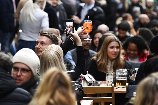 Coronavirus - UK Covid-19 Lockdown To Be Lifted - People Rejoice With Beer