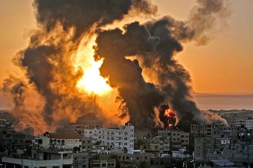 Israel-Hamas-Palestine Conflict War - Buildings Bombed