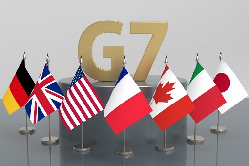 Group of Seven - G-7 Mini Flags