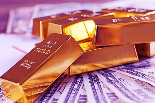 Invest Gold - Gold Bar and Dollar 2
