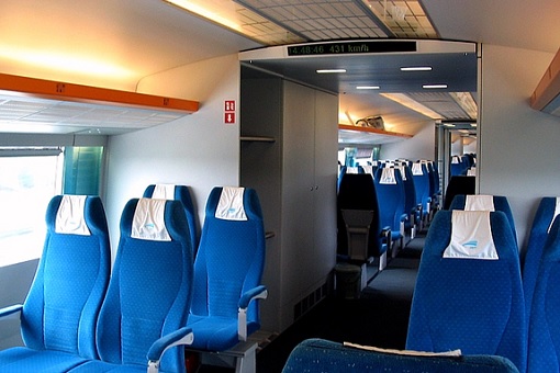 Shanghai China Maglev Train - Inside View