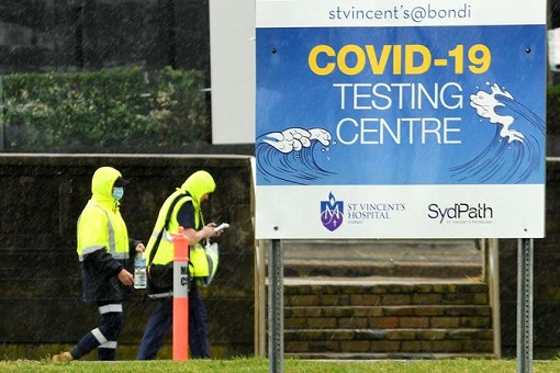 Coronavirus - Australia Covid-19 Pandemic - NSW New South Wales Testing Centre