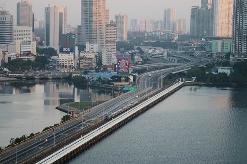 Johor-Singapore Causeway - Empty Traffic