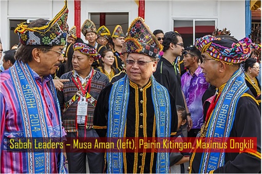 Sabah Leaders – Musa Aman, Pairin Kitingan, Maximus Ongkili