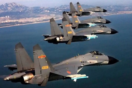 China Fighter Jets In Taiwan