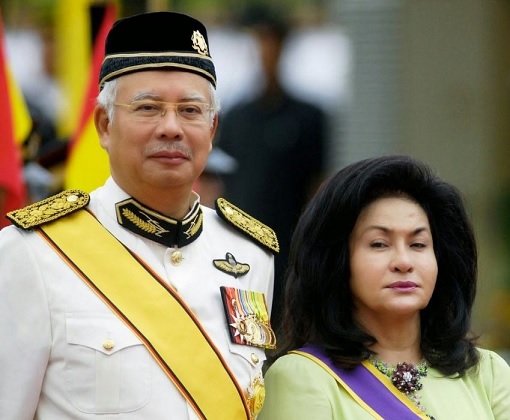 Najib Razak and Rosmah Mansor