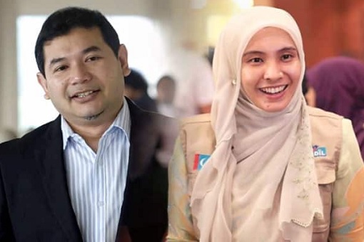 PKR Rafizi Ramli and Nurul Izzah