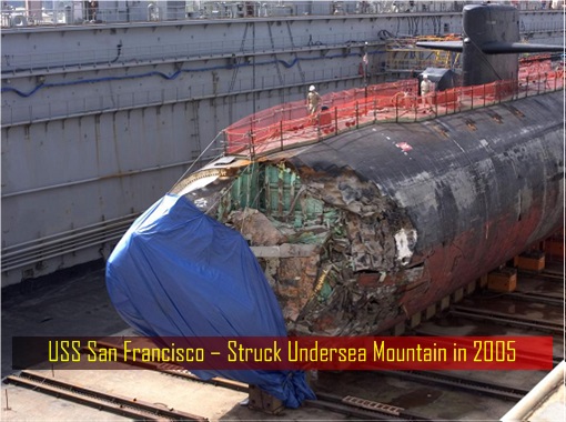 USS San Francisco – Struck Undersea Mountain in 2005