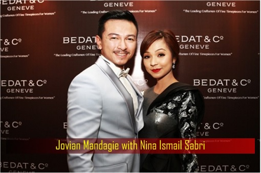 Jovian Mandagie with Nina Ismail Sabri