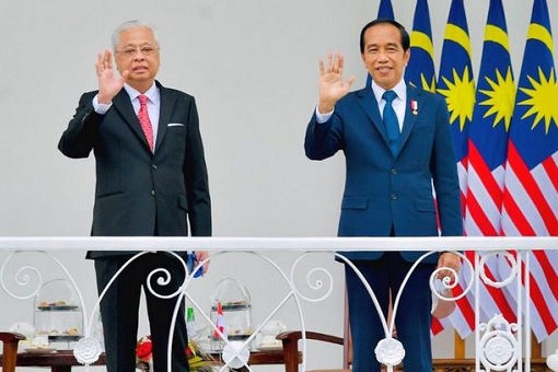 Malaysia PM Ismail Sabri and Indonesia President Joko Jokowi Widodo