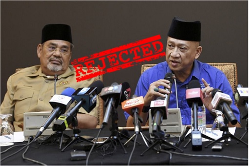Nazri Aziz and Tajuddin Abdul Rahman - Rejected