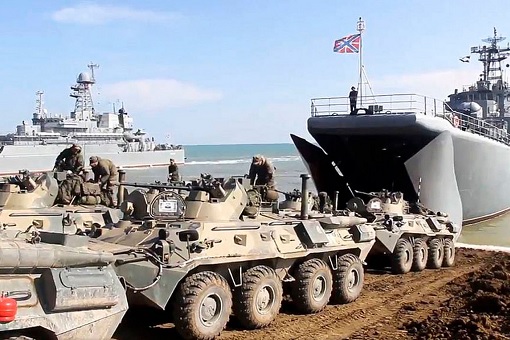 Russia Invasion Of Ukraine - Warships and Transporters