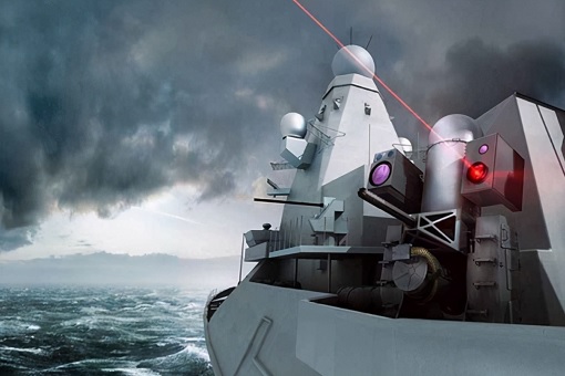 China Warship Fire Laser