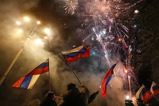 Russia Invasion Of Ukraine - Fireworks