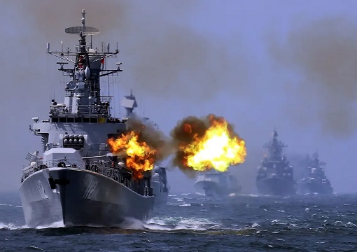 China Warship - Combat Exercise