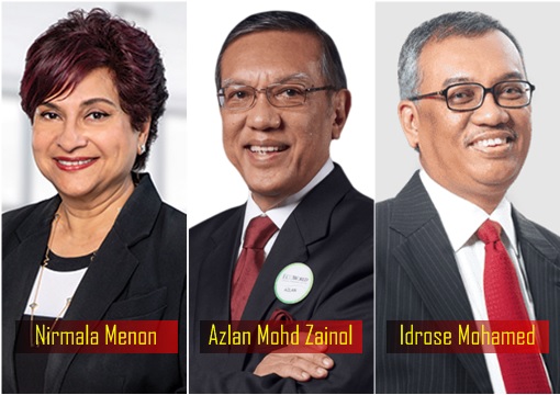 Amanat Lebuhraya Rakyat Berhad - ALR - Nirmala Menon, Azlan Mohd Zainol, Idrose Mohamed