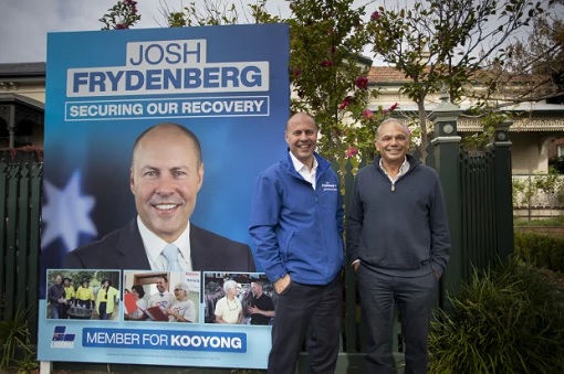 Australia Treasurer Josh Frydenberg - Kooyong Election
