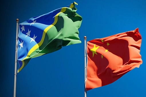 Solomon Islands-China - Flags
