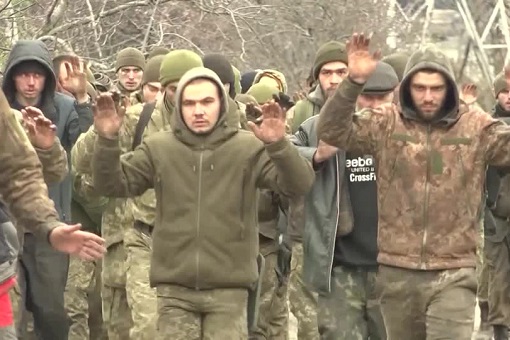 Ukraine War - Ukrainian Troops Surrender in Mariupol
