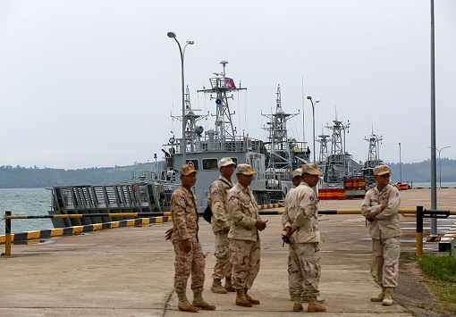 Cambodia Ream Naval Base - Guards