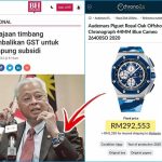 The Return Of GST - PM Ismail Sabri's Audemars Piguet Watch Worth RM292,553 Can Subsidize Thousands Of Chicken