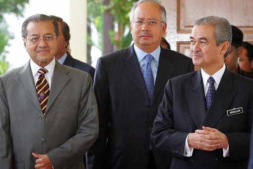 Mahathir Mohamad - Najib Razak - Abdullah Badawi