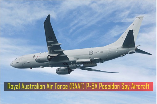 Royal Australian Air Force - RAAF P-8A Poseidon Spy Aircraft