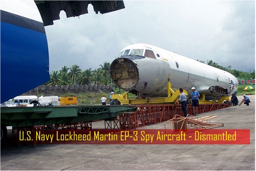U.S. Navy Lockheed Martin EP-3 Spy Aircraft - Dismantled