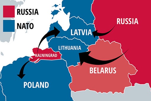War Kaliningrad - Russia vs NATO - Map