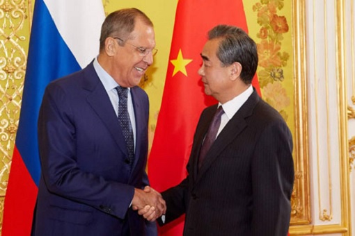 G20 Foreign Minister Meeting in Bali Indonesia - Russia Sergei Lavrov Meets China Wang Yi