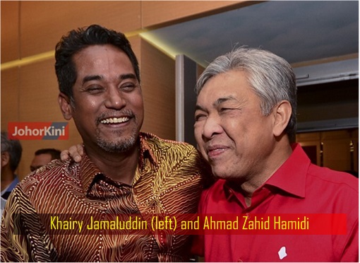 Khairy Jamaluddin and Ahmad Zahid Hamidi