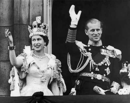 Queen Elizabeth II with Prince Philip - Young Photo
