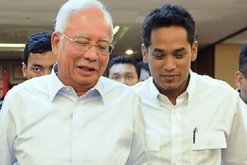 Najib Razak and Khairy Jamaluddin