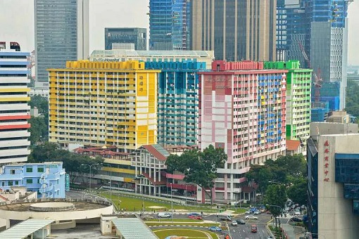 Singapore Colourful HDB Flats - City