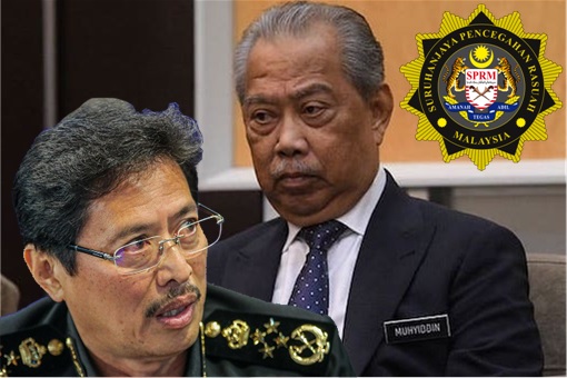 Muhyiddin Yassin - Investigated by MACC Commissioner Azam Baki