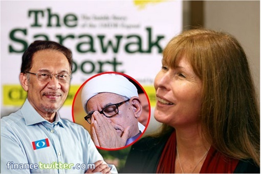 Hadi Awang RM90 Million Scandal - Sarawak Report editor Clare Rewcastle-Brown and Anwar Ibrahim