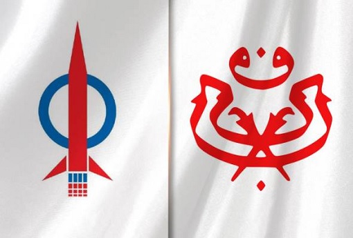 State Elections - DAP and UMNO logo