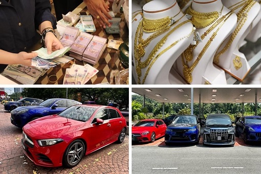 Dato Malik - Cash and Cars and Gold Seized