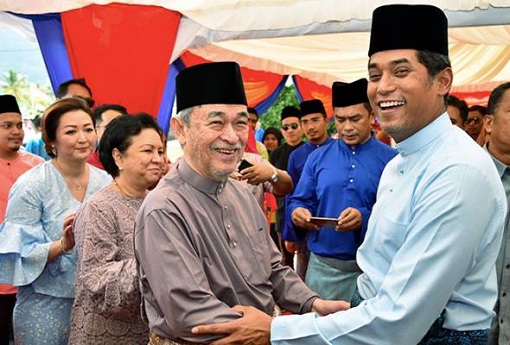 Khairy Jamaluddin with Father-in-Law Former PM Abdullah Badawi