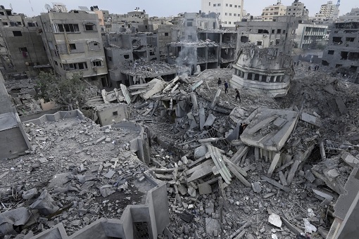 Israel-Hamas War - Gaza in Rubble