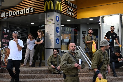 McDonalds Free Meal for Israel Defense Forces