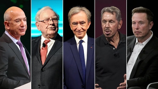 Top Five Richest Men 2023