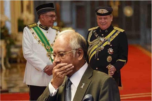 PM Anwar Ibrahim and King Sultan Ibrahim - Najib Razak