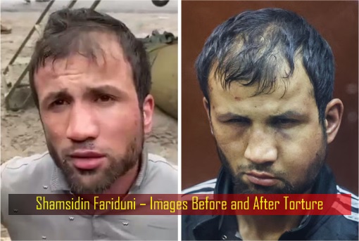 Moscow Russia Terrorist Attacks - Shamsidin Fariduni – Images Before and After Torture