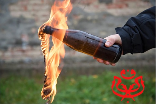 UMNO - Molotov Cocktail - Firebomb
