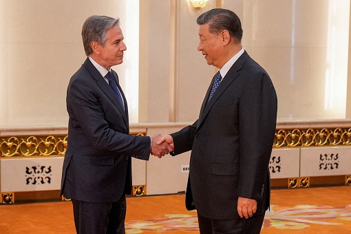Antony Blinken Visit To China - President Xi Jinping