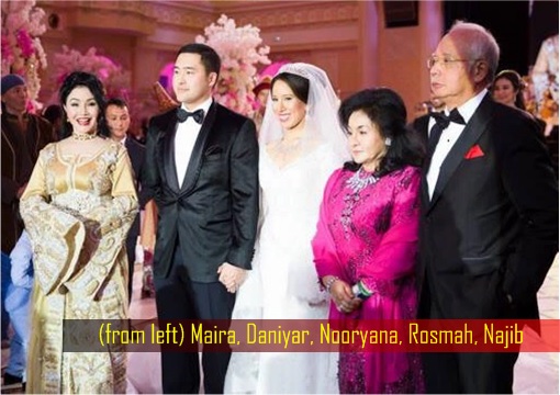 Daniyar Nazarbayev and Nooryana Najwa Wedding - Maira, Daniyar, Nooryana, Rosmah, Najib