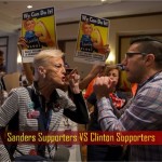 Day-1 Of Chaos - Clinton In Trouble As Supporters Boo & Fight Each Other