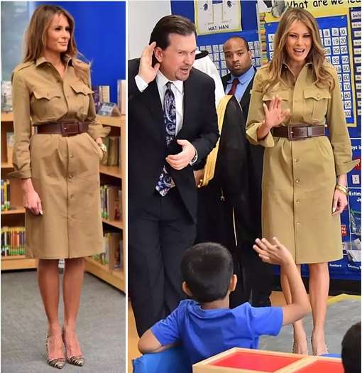 Fashion Diplomacy – Here’s What First Lady Melania Wore That Dazzles ...