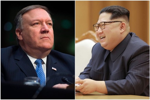 CIA Director Mike Pompeo Meets North Korea Kim Jong-un